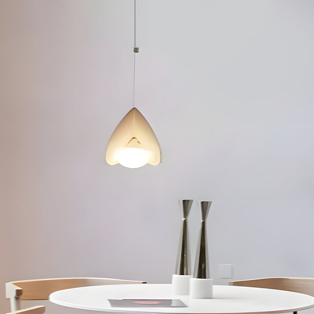1 3 6 Light Minimalist Line White Glider Pendant Light