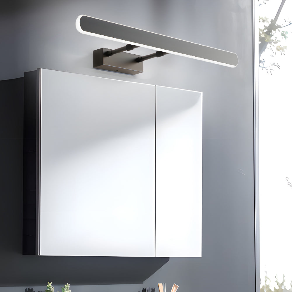 Minimalist Matte Black Led Bathroom Vanity Light Bar