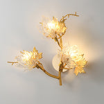 Maple Leaves Glass Wall Lamp Li002587