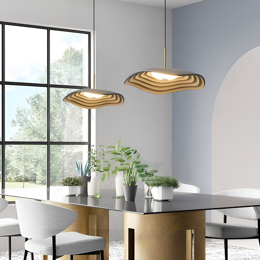 Round 12W Led Nordic Chandelier Pendant Light