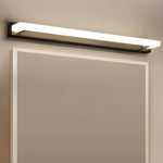 Linear Led Black Bathroom Fixture Light Filter
