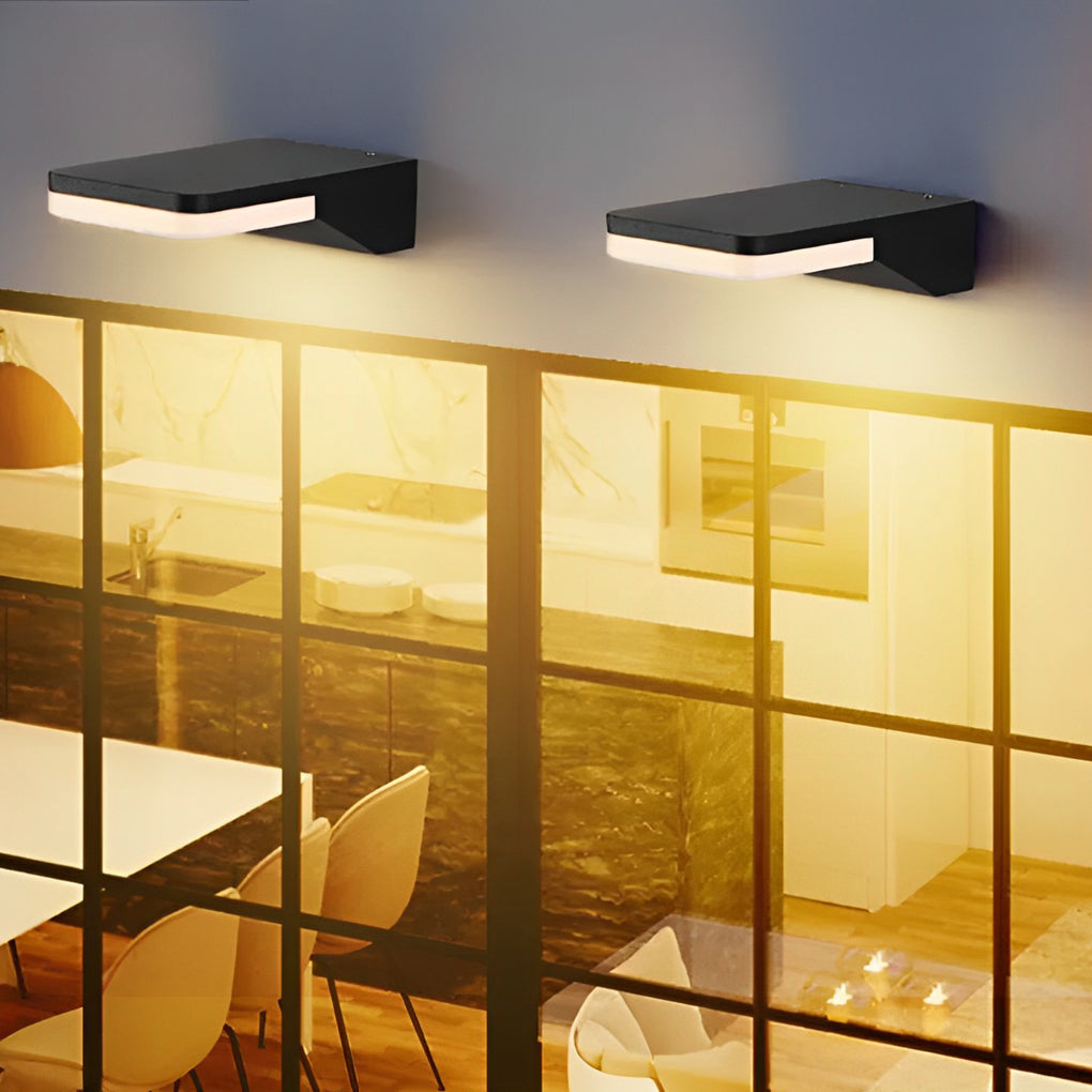 Rectangular Outdoor Wall Sconce Ha083607