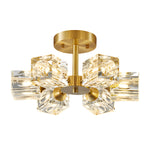 3 4 5 6 Light 180 Adjustable Crystal Shades Ceiling Light Fixture