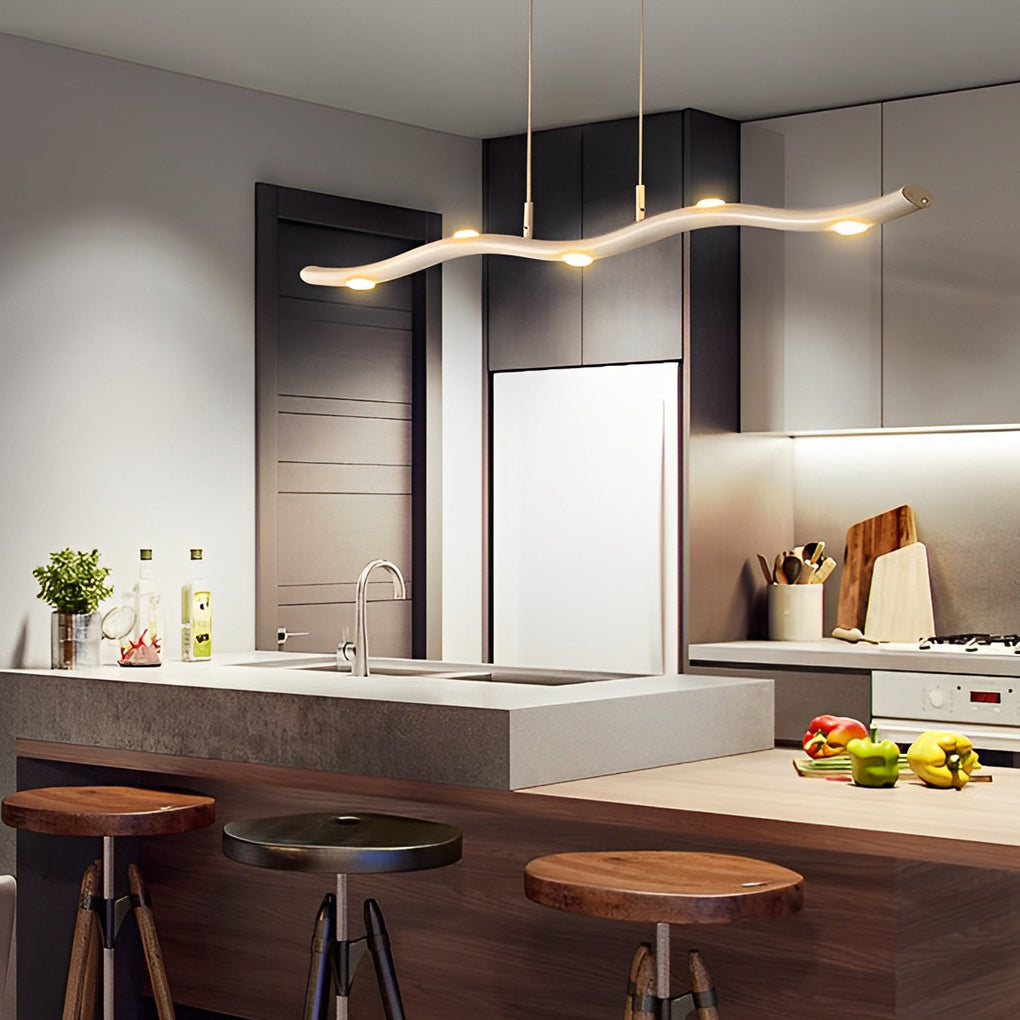 Long Strip Modern Pendant Light Ha083604