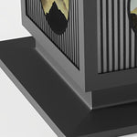 Mountain Scenery Solar Post Caps Light Ha085041