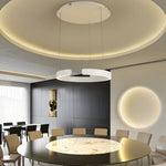 Modern C Shaped Pendant Light With Adjustable Height