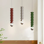 Long Spiral Gourd Pendant Light Li002662