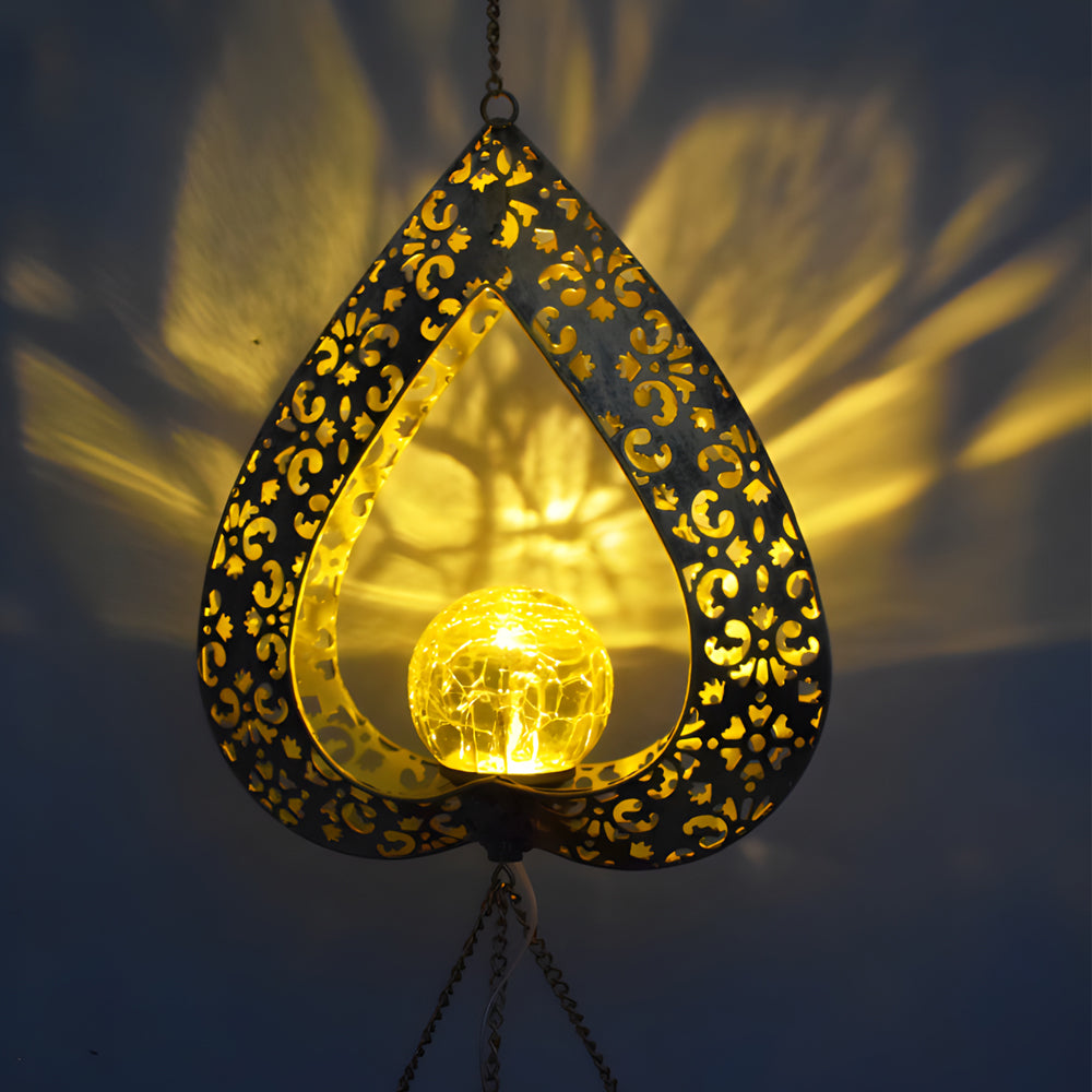 Iron Waterproof Hanging Solar Pendant Light Li002670
