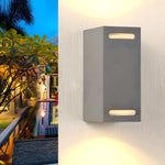 Simple Square Waterproof Up And Down Lighting Led Outdoor Wall Lights
