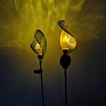 Curled Leaf Solar Lawn Lights Li002498