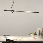 47 2 In Minimalist Black Acrylic Linear Led Pendant Light