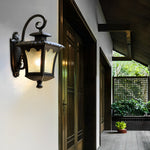 Retro Glass Lantern Wall Lamp Li002250