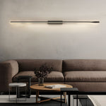 Linear LED Wall Sconce in Matte Black for Modern Interiors