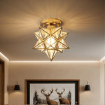 Vintage Star Shape Ceiling Light