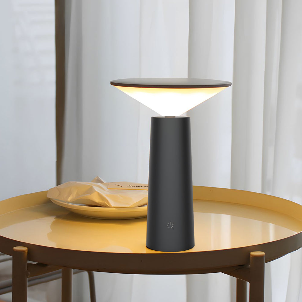 Rotatable Led Torch Downlight Table Lamp With Usb Charging