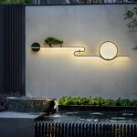 Moon Tree Scenery Outdoor Wall Light Ha085194