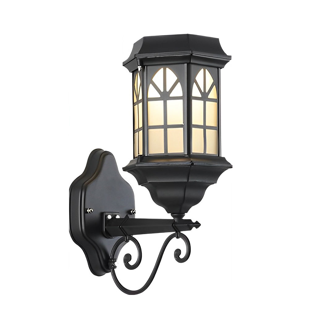 Retro Led Solar Wall Lamp Ha083674