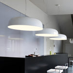 Smithfield Pendant Light Modern Aluminum Hanging Fixture In Black White