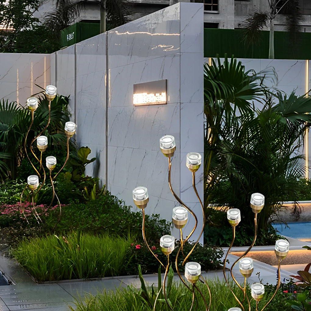 Flower Buds Decor Modern Lawn Light Ha080227