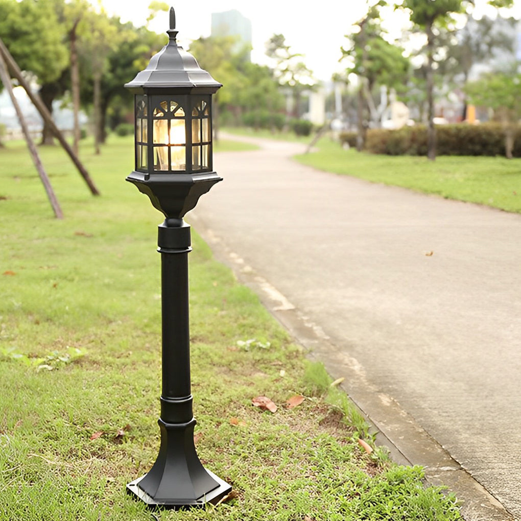 Slim LED Outdoor Post Lights in Black and Bronze for Pathways and Gardens