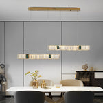 2 Strips Dining Room Chandeliers Ha090640