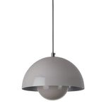 1 Light Metal Mushroom Nordic Flowerpot Pendant Light