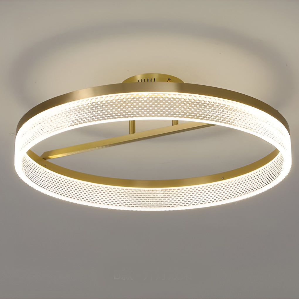 Round Gold Modern Ceiling Lamp Li001958
