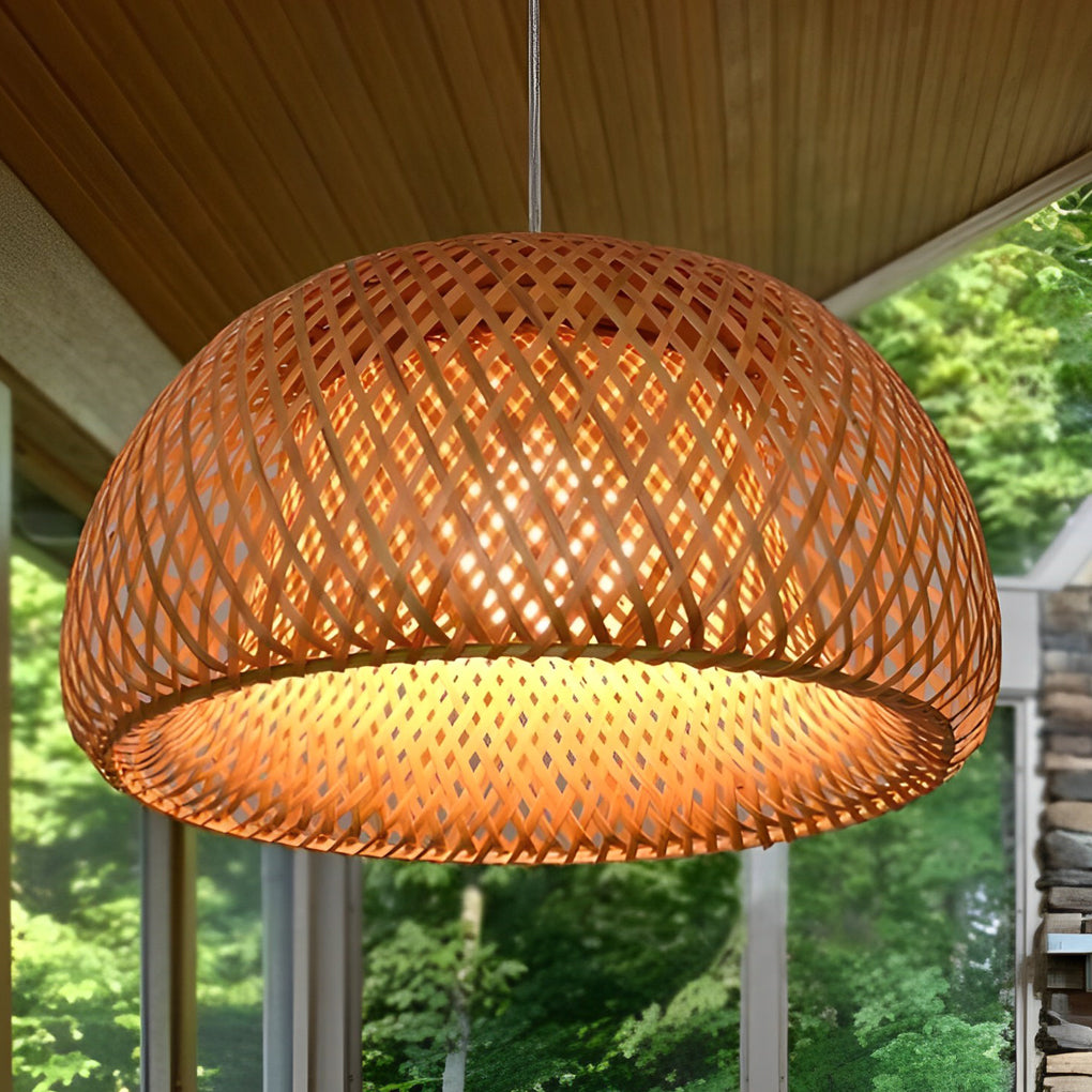 Bamboo Lantern Led Chandelier Li002202
