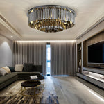 Smoky Gray Crystal Ceiling Lights Ha099039