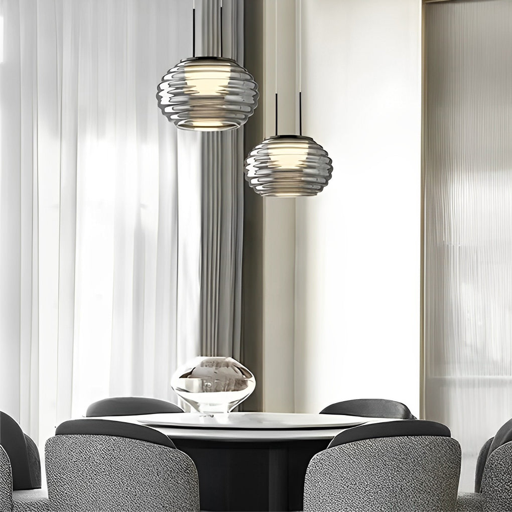 Creative Glass Ball Pendant Light Ha088356