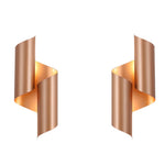2Pcs Symmetrical Wall Light Fixture Ha084461
