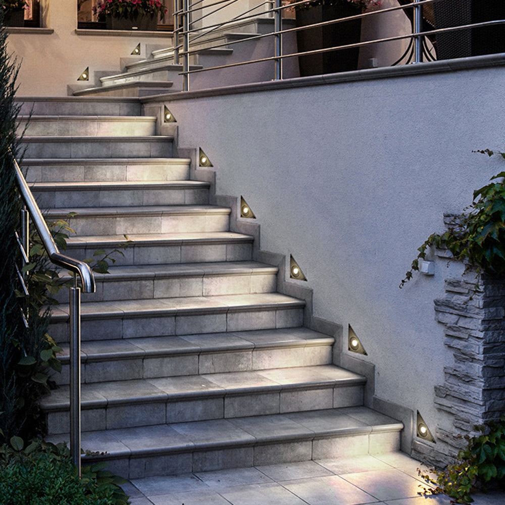 Waterproof Dc24V Triangle Outdoor Deck Step Light