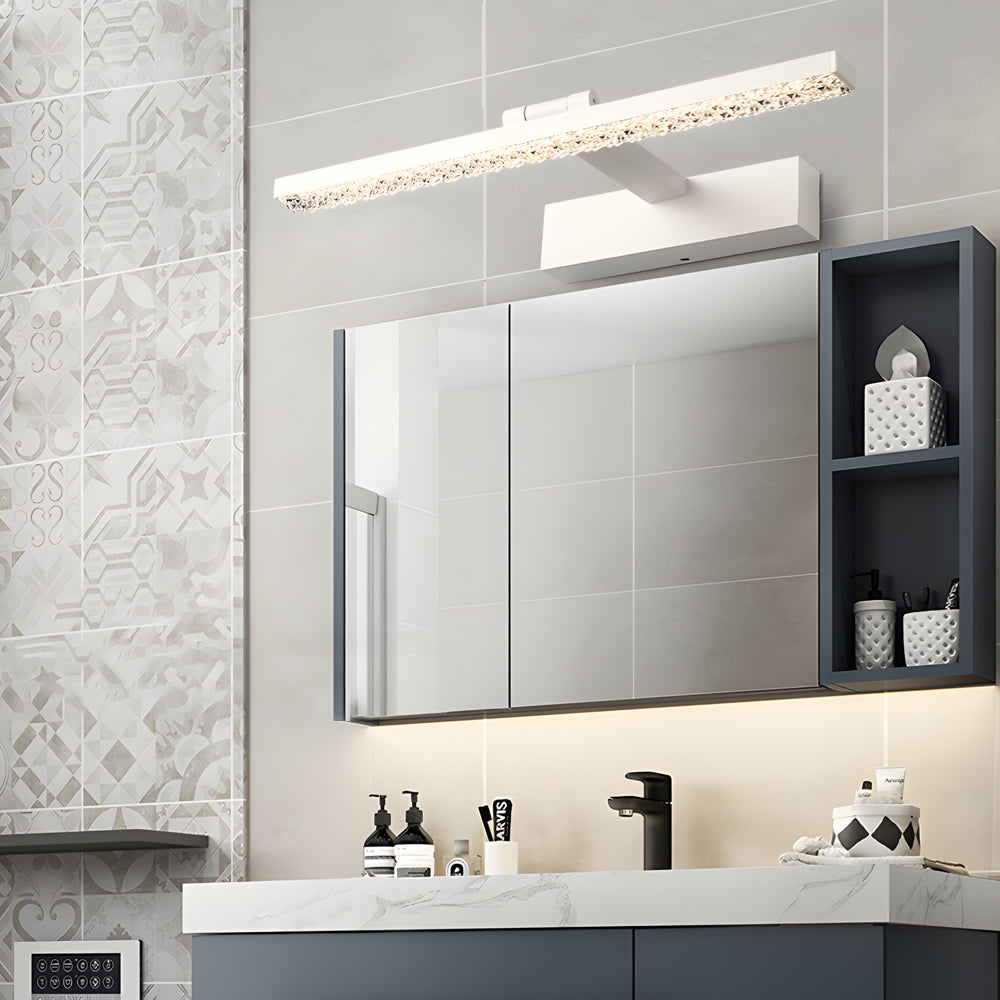 Adjustable Led Bathroom Vanity Light Crystal Acrylic Dimmable