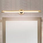 Elegant Linear Vintage Gold Black Led Bathroom Vanity Light