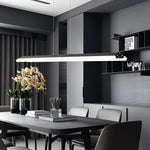 Modern Linear LED Pendant Light for Dining Room and Living Room