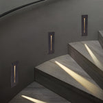 Industrial Rectangle 3W Led Ip65 Waterproof Embedded Stair Wall Lights