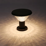 Circular Waterproof Solar Fence Post Lights