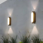 Up And Down Lights Black Modern Outdoor Wall Sconce