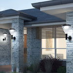 Geometric Outdoor Plug In Wall Lamp Li002041