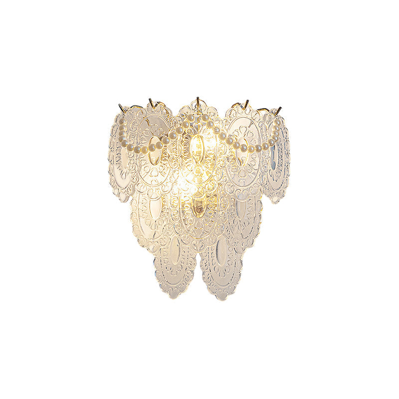 Glass Luxury French Style Wall Lamp Li002589