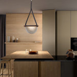 Semicircular Glass Belt Pendant Light Ha097852