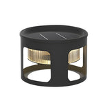 Round Solar Powered Outdoor Lights Ha080964