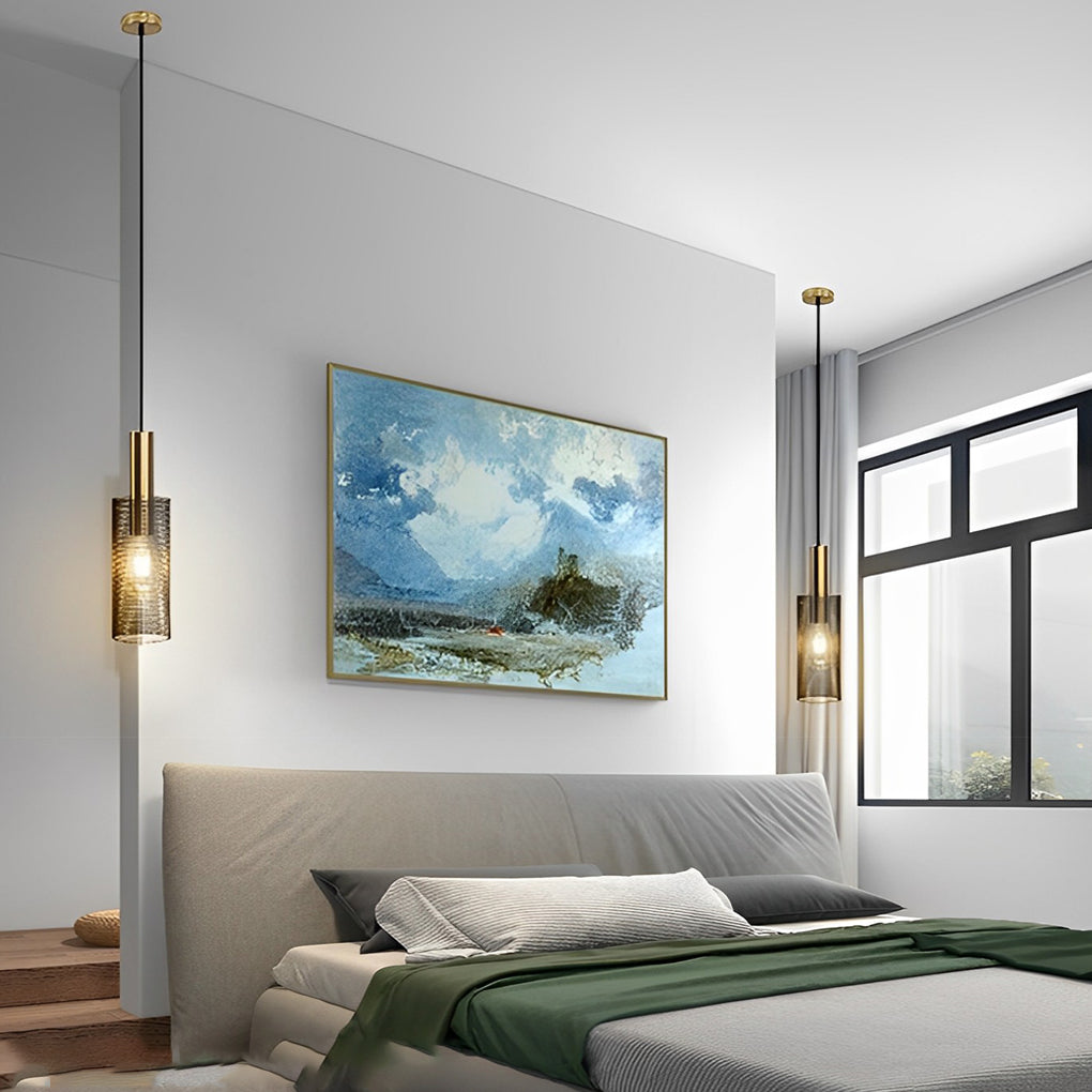 Cylindrical Modern Pendant Lighting Ha078268
