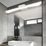Modern Curved Linear Led Vanity Light For Bathroom