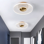 Modern Geometric Grain Ceiling Light
