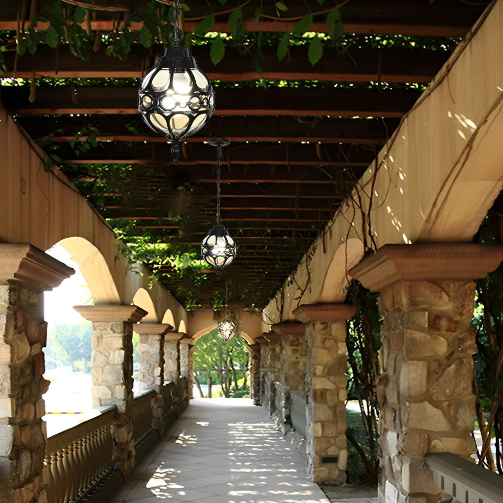 Retro Outdoor Chandelier Ha091752