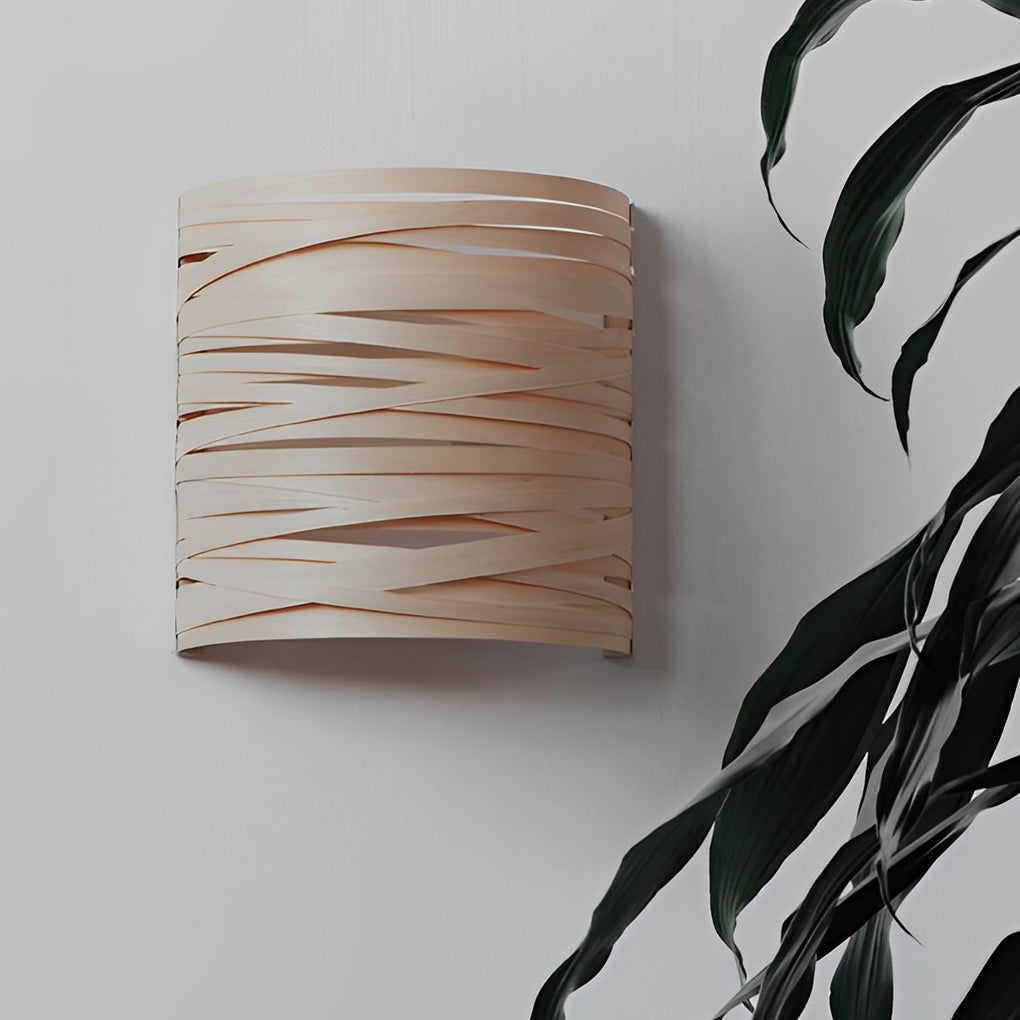 Semi Cylindrical Handmade Wall Lamp Li002348