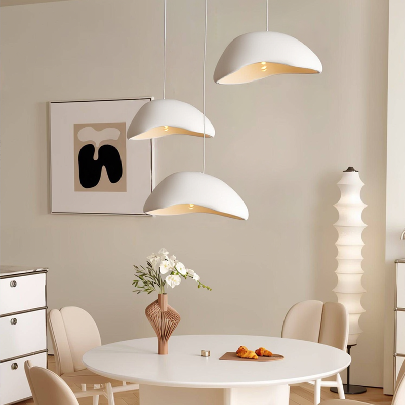 Japanese Wabi Sabi Style Bird Nest Shape Pendant Light