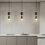 Modern Elegance Spindle Pendant Lamp