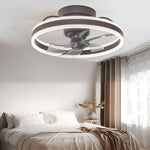 Round Stepless Dimming Modern Ceiling Fan Li001946